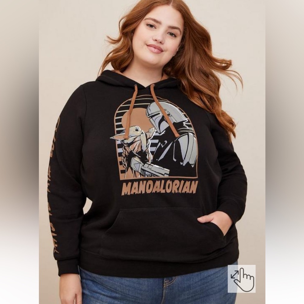 Star Wars The Mandalorian Cozy Fleece Pullover Hoodie